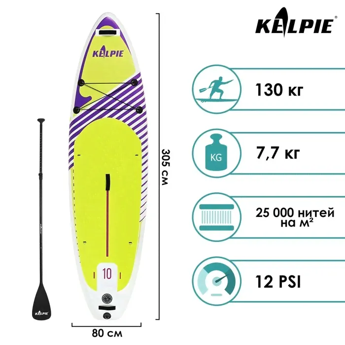 SUP-доска KELPIE 10 желтый в Екатеринбурге-1