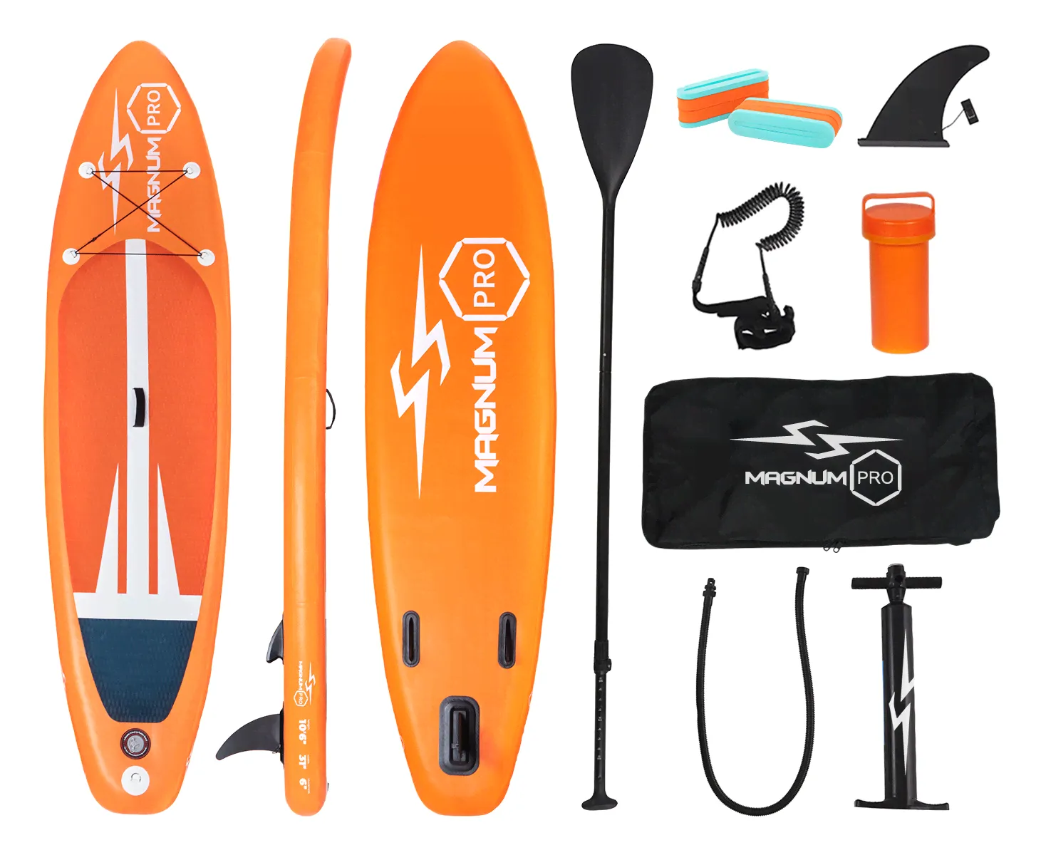 SUP-борд Magnum PRO light 320x79x15 см orange, Белый;оранжевый, light