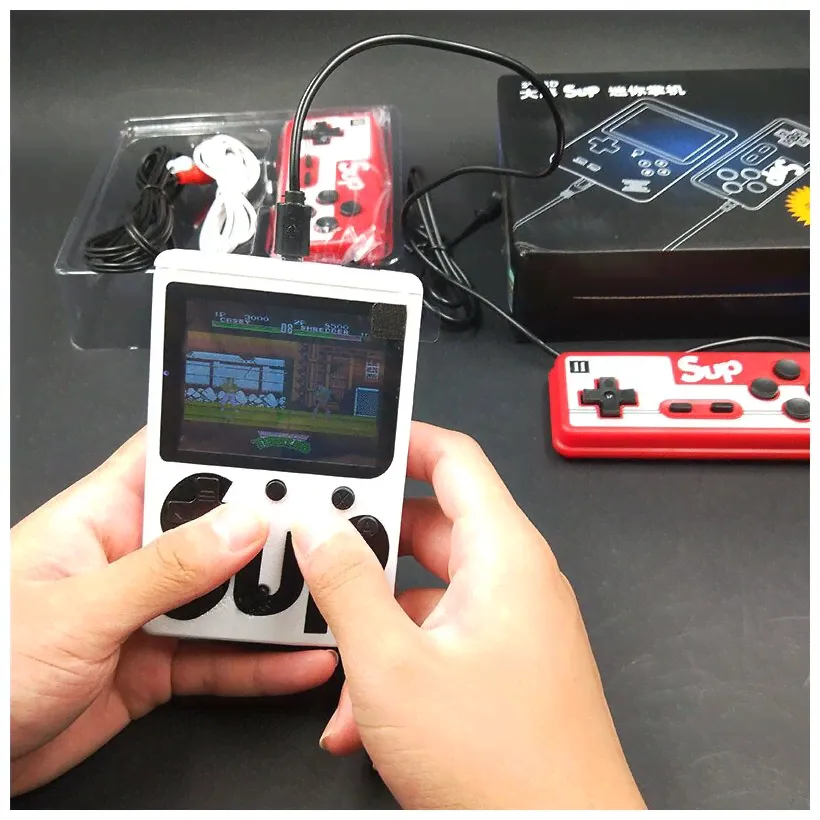 Qumo Игровая приставка Palmexx SUP Game Box 400 in 1 синий игровые приставки-1