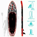 Надувной SUP борд FunWater Honor 11'0 Red с сиденьем